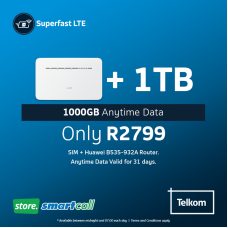 Huawei B535-932A White + 1TB Telkom LTE Data